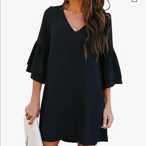 Belongsci Black Dress